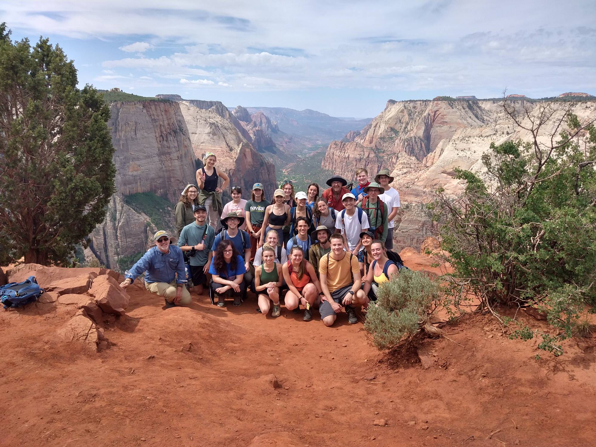 2023 Participants at Observation Point in Zion National Park